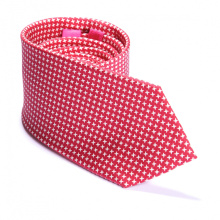 High Quality Silk Burgundy Houndstooth Private Label Custom Print Ties